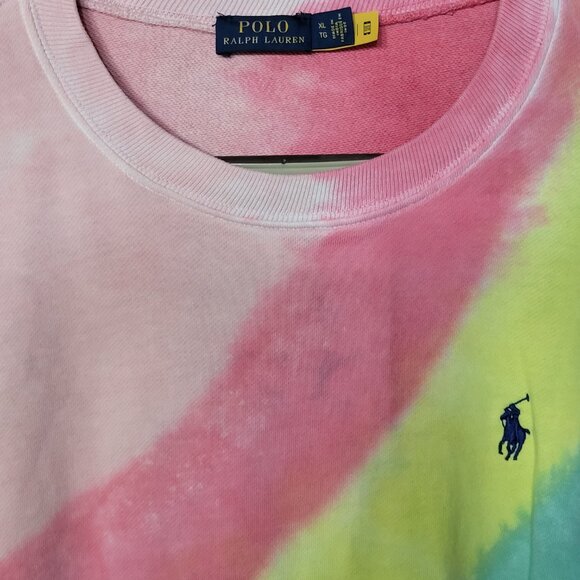 Polo Ralph Lauren- Women’s Tie Dye Crewneck Sweatshirt- Size XL - Picture 5 of 16